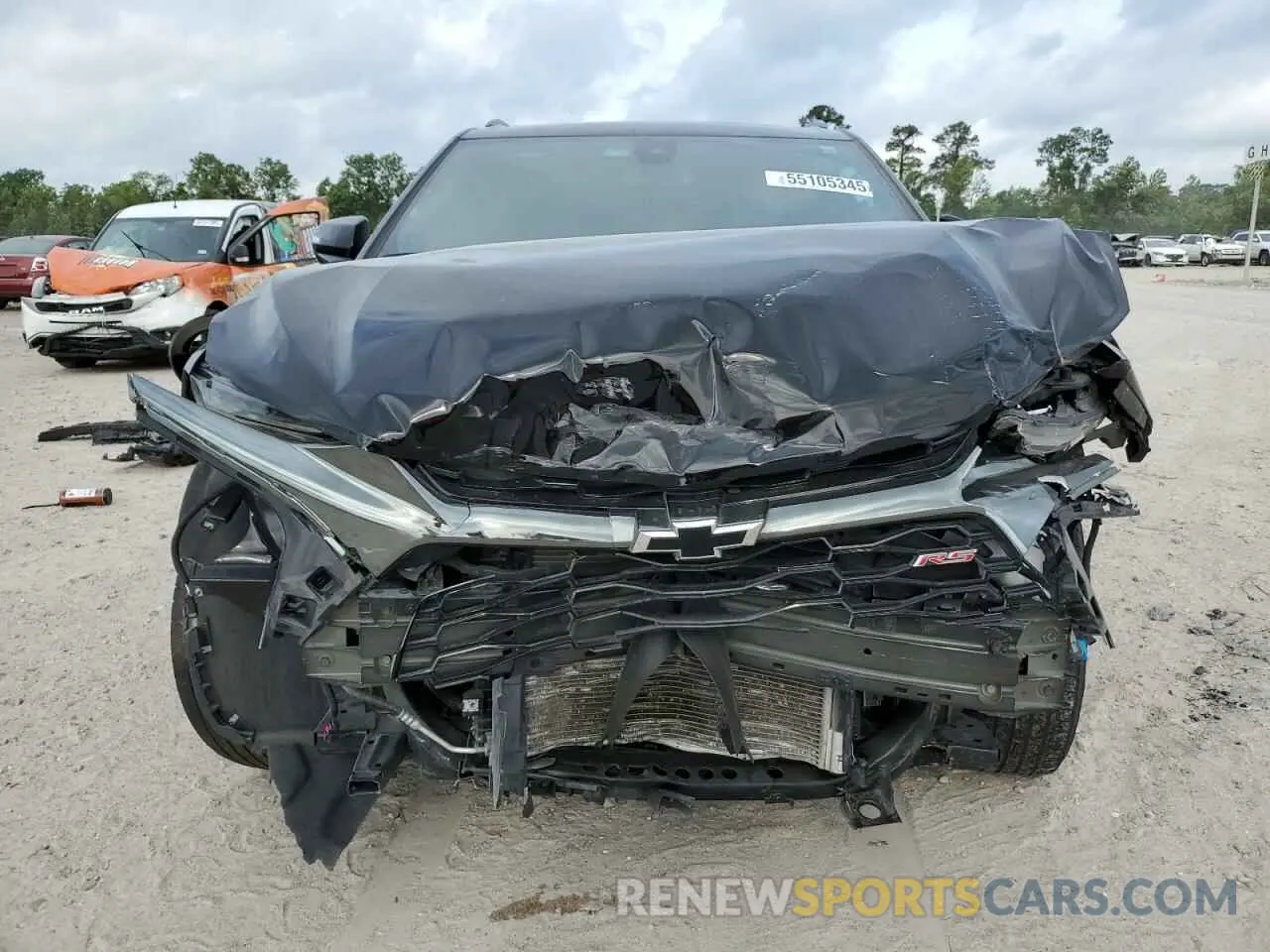 5 Photograph of a damaged car 3GNKBERS0NS112129 CHEVROLET BLAZER 2022