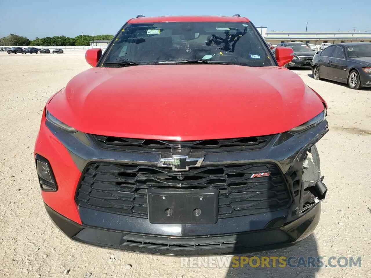 5 Photograph of a damaged car 3GNKBERS1NS114973 CHEVROLET BLAZER 2022