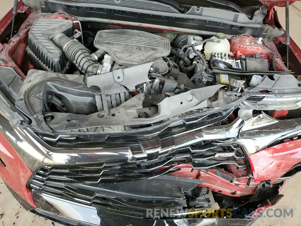 11 Photograph of a damaged car 3GNKBERS1NS116190 CHEVROLET BLAZER 2022