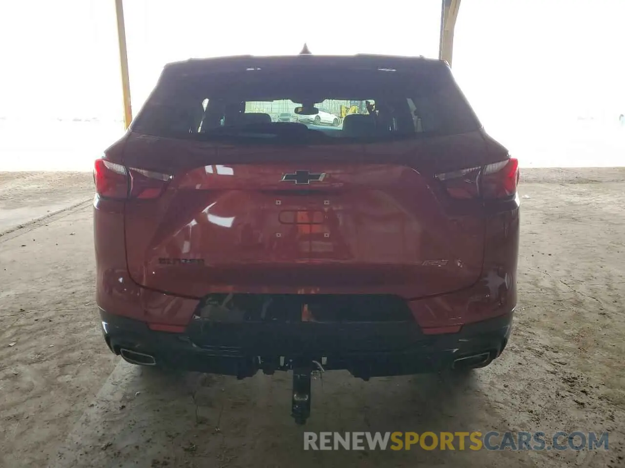 6 Photograph of a damaged car 3GNKBERS1NS116190 CHEVROLET BLAZER 2022