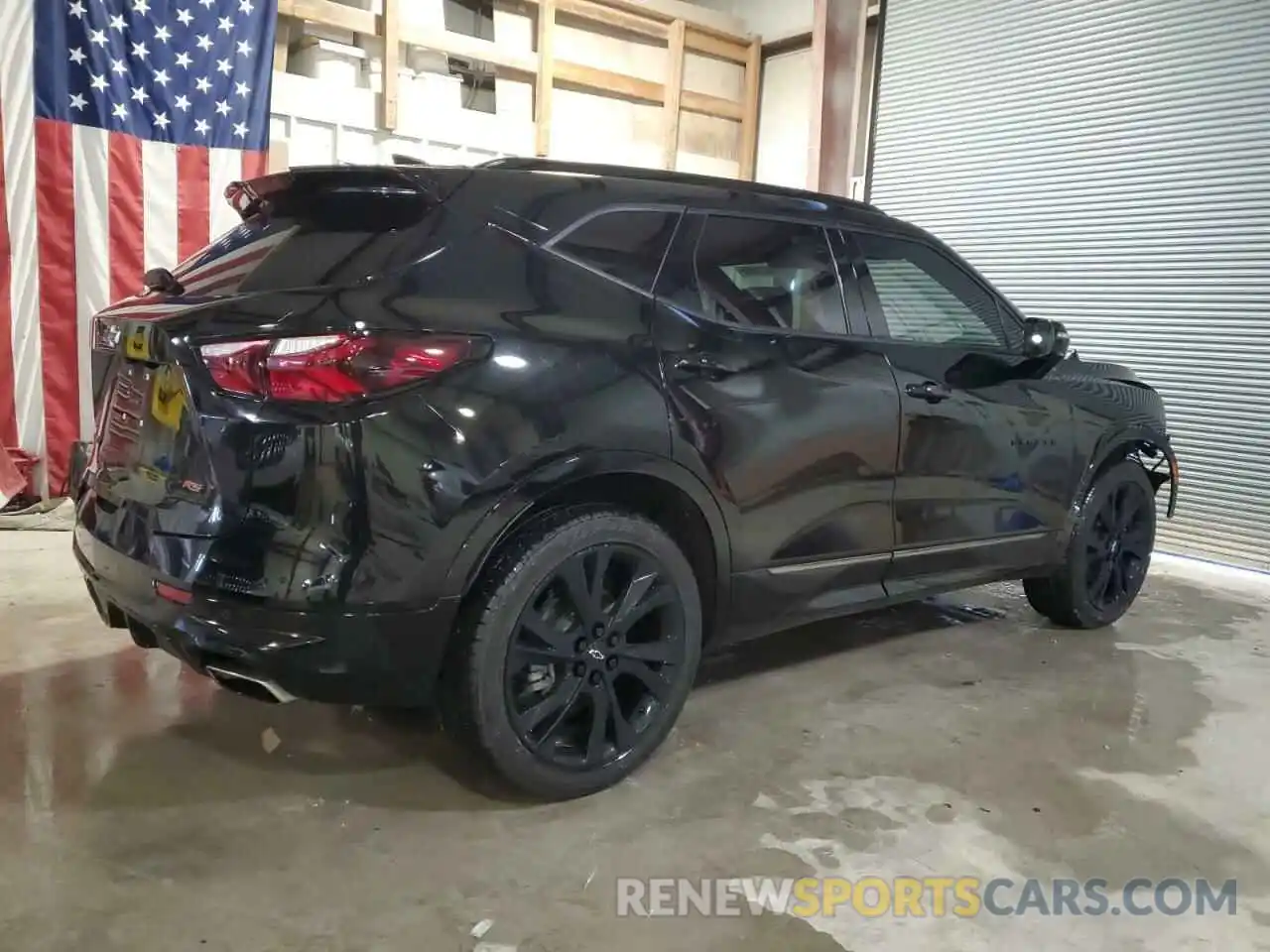 3 Photograph of a damaged car 3GNKBERS1NS138593 CHEVROLET BLAZER 2022