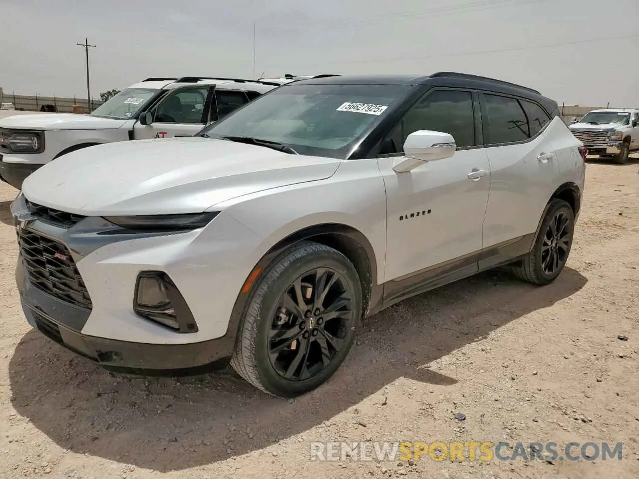 1 Photograph of a damaged car 3GNKBERS2NS148923 CHEVROLET BLAZER 2022