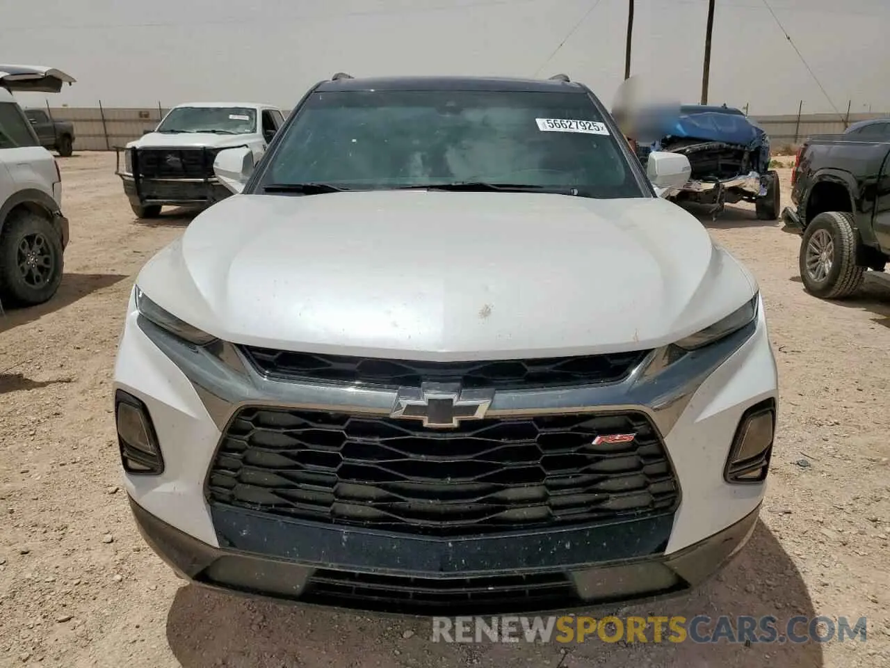 5 Photograph of a damaged car 3GNKBERS2NS148923 CHEVROLET BLAZER 2022