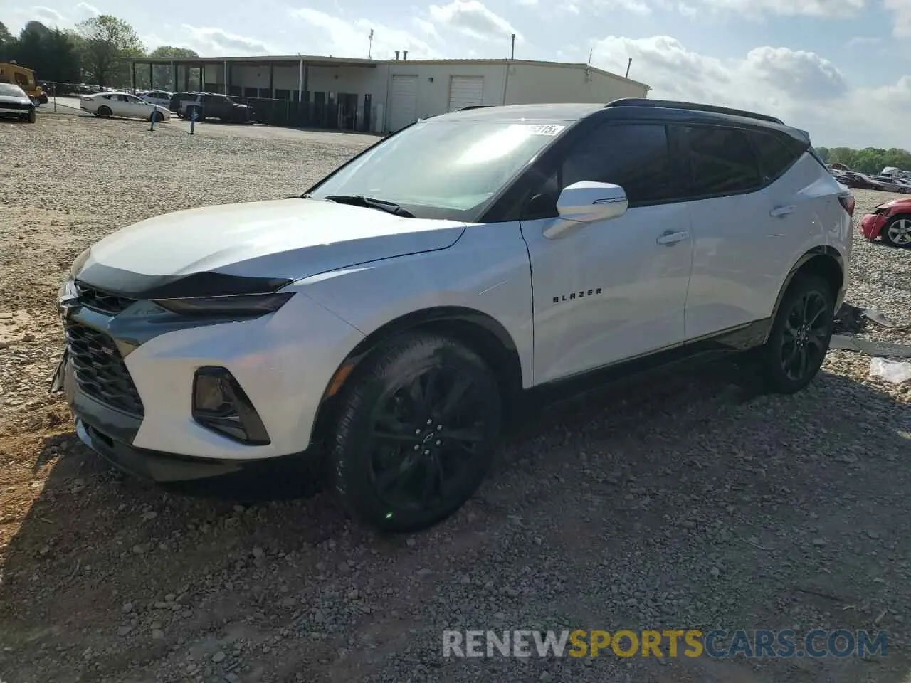 1 Photograph of a damaged car 3GNKBERS3NS223001 CHEVROLET BLAZER 2022