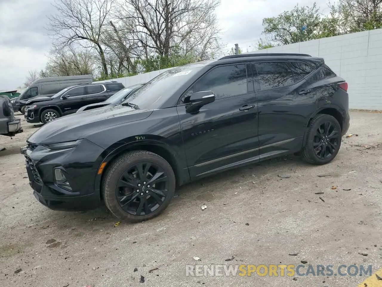 1 Photograph of a damaged car 3GNKBERS7NS131700 CHEVROLET BLAZER 2022
