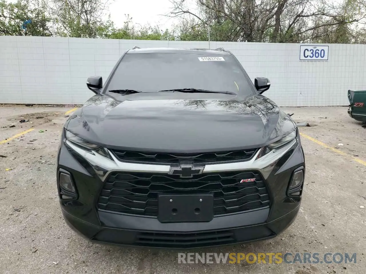 5 Photograph of a damaged car 3GNKBERS7NS131700 CHEVROLET BLAZER 2022