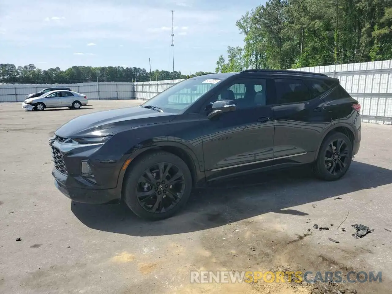 1 Photograph of a damaged car 3GNKBERS8NS139112 CHEVROLET BLAZER 2022