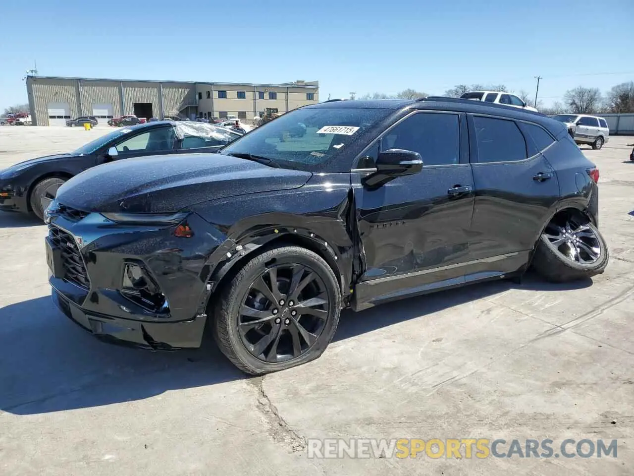 1 Photograph of a damaged car 3GNKBERSXNS147051 CHEVROLET BLAZER 2022