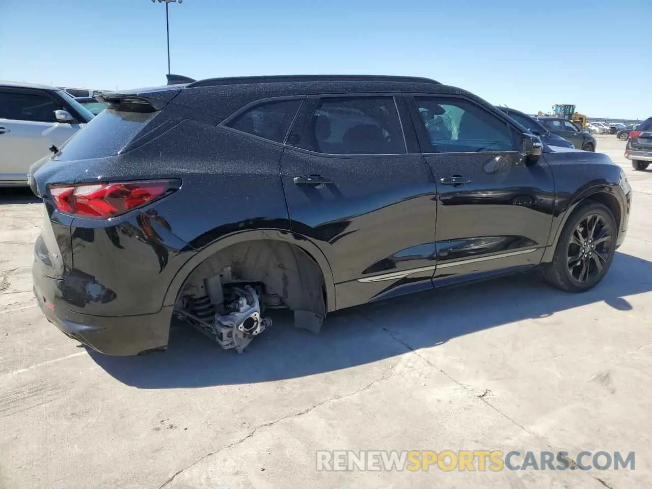 3 Photograph of a damaged car 3GNKBERSXNS147051 CHEVROLET BLAZER 2022