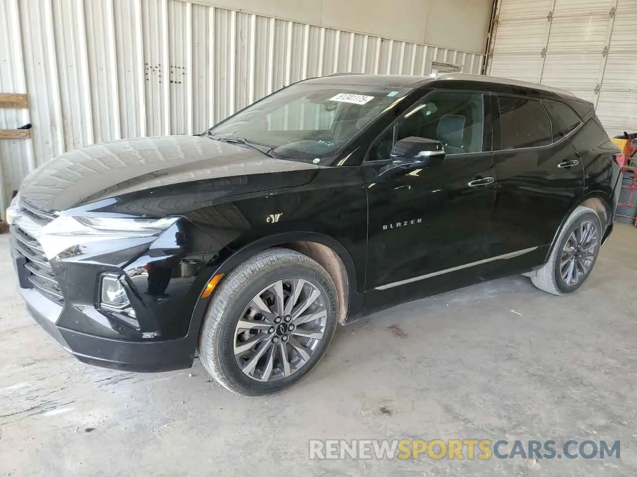 1 Photograph of a damaged car 3GNKBFRS7NS143724 CHEVROLET BLAZER 2022
