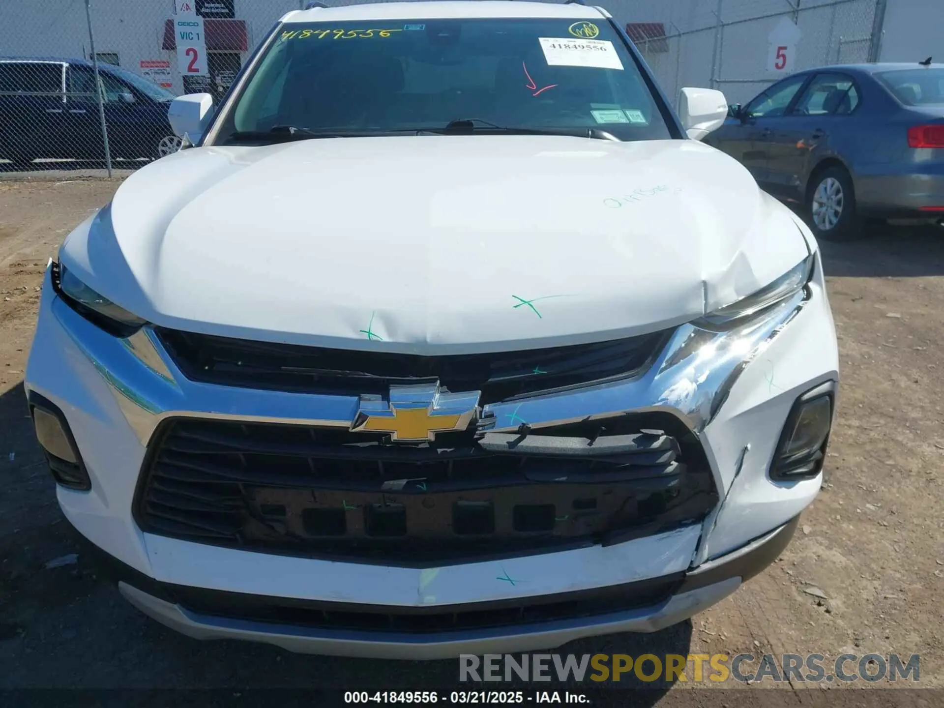 6 Photograph of a damaged car 3GNKBHR43NS219954 CHEVROLET BLAZER 2022
