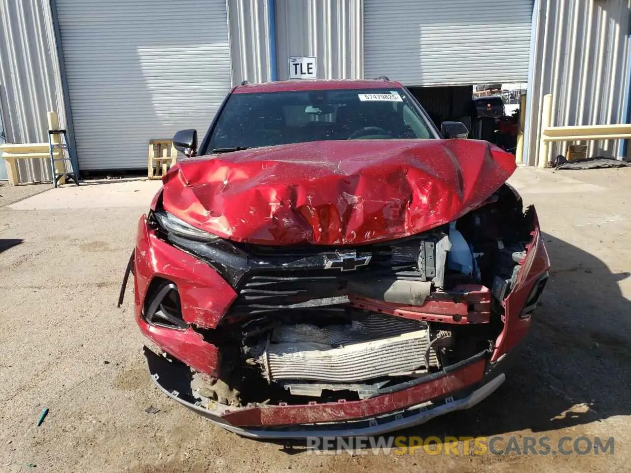 5 Photograph of a damaged car 3GNKBHR48NS121213 CHEVROLET BLAZER 2022