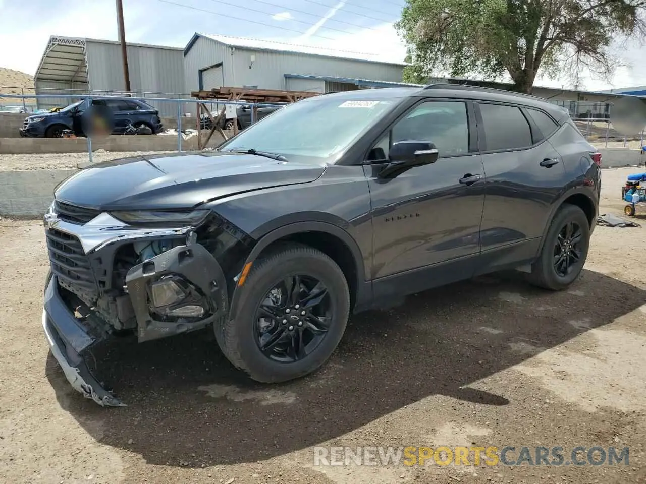 1 Photograph of a damaged car 3GNKBJR41NS236338 CHEVROLET BLAZER 2022