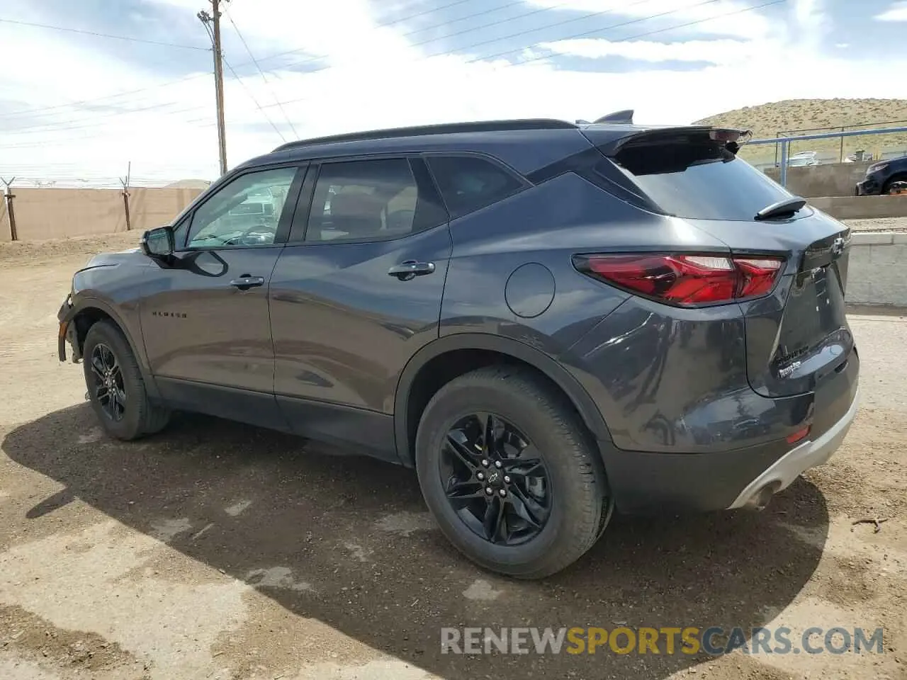 2 Photograph of a damaged car 3GNKBJR41NS236338 CHEVROLET BLAZER 2022