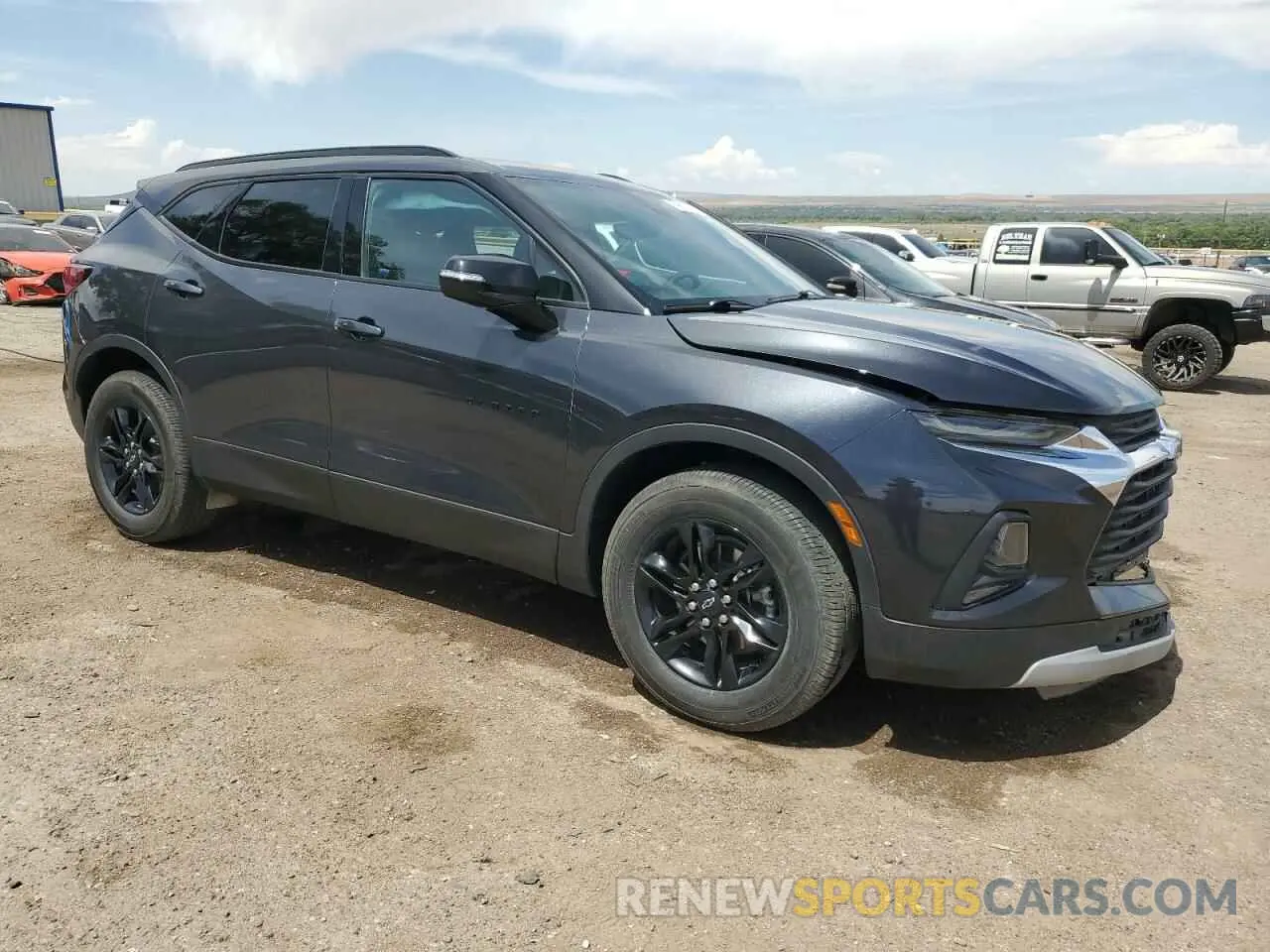 4 Photograph of a damaged car 3GNKBJR41NS236338 CHEVROLET BLAZER 2022