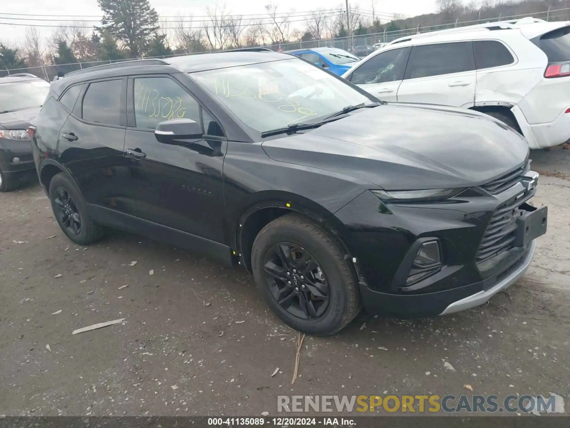 1 Photograph of a damaged car 3GNKBJRS5NS231299 CHEVROLET BLAZER 2022