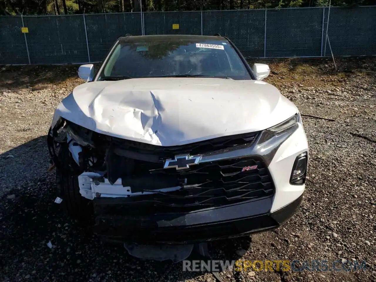 5 Photograph of a damaged car 3GNKBKRS4NS198298 CHEVROLET BLAZER 2022