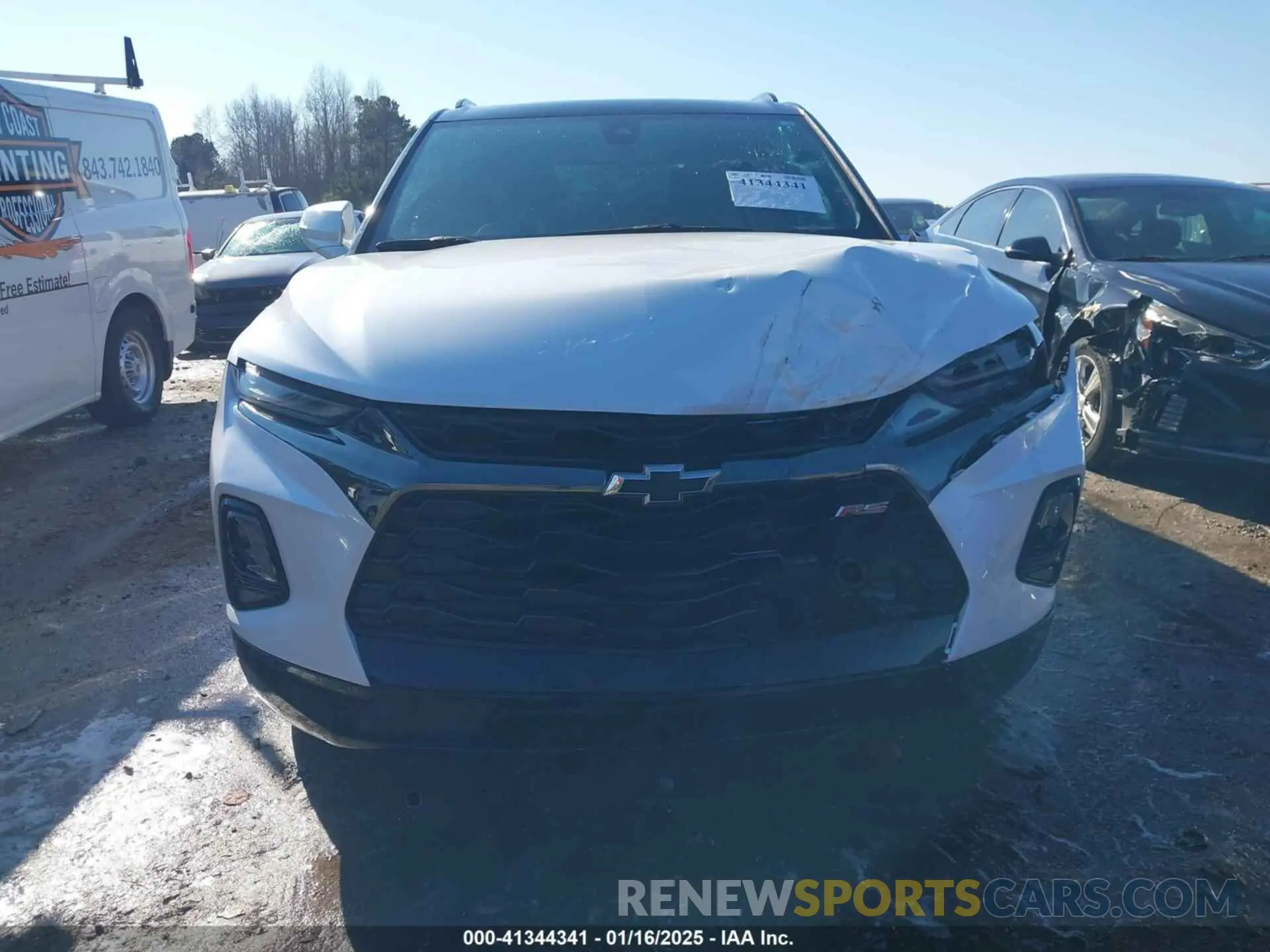 12 Photograph of a damaged car 3GNKBKRS7NS223680 CHEVROLET BLAZER 2022