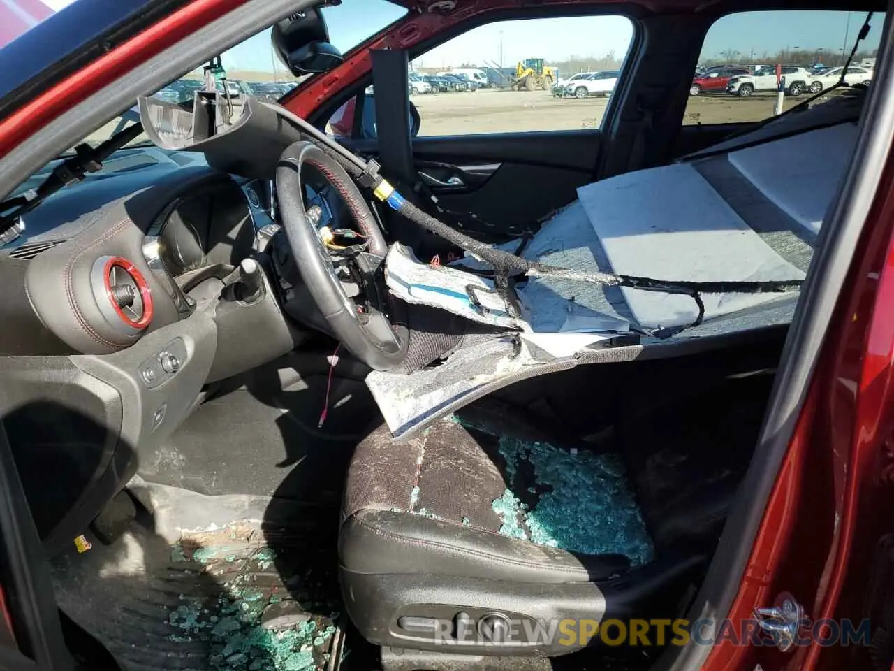7 Photograph of a damaged car 3GNKBKRS8NS118193 CHEVROLET BLAZER 2022