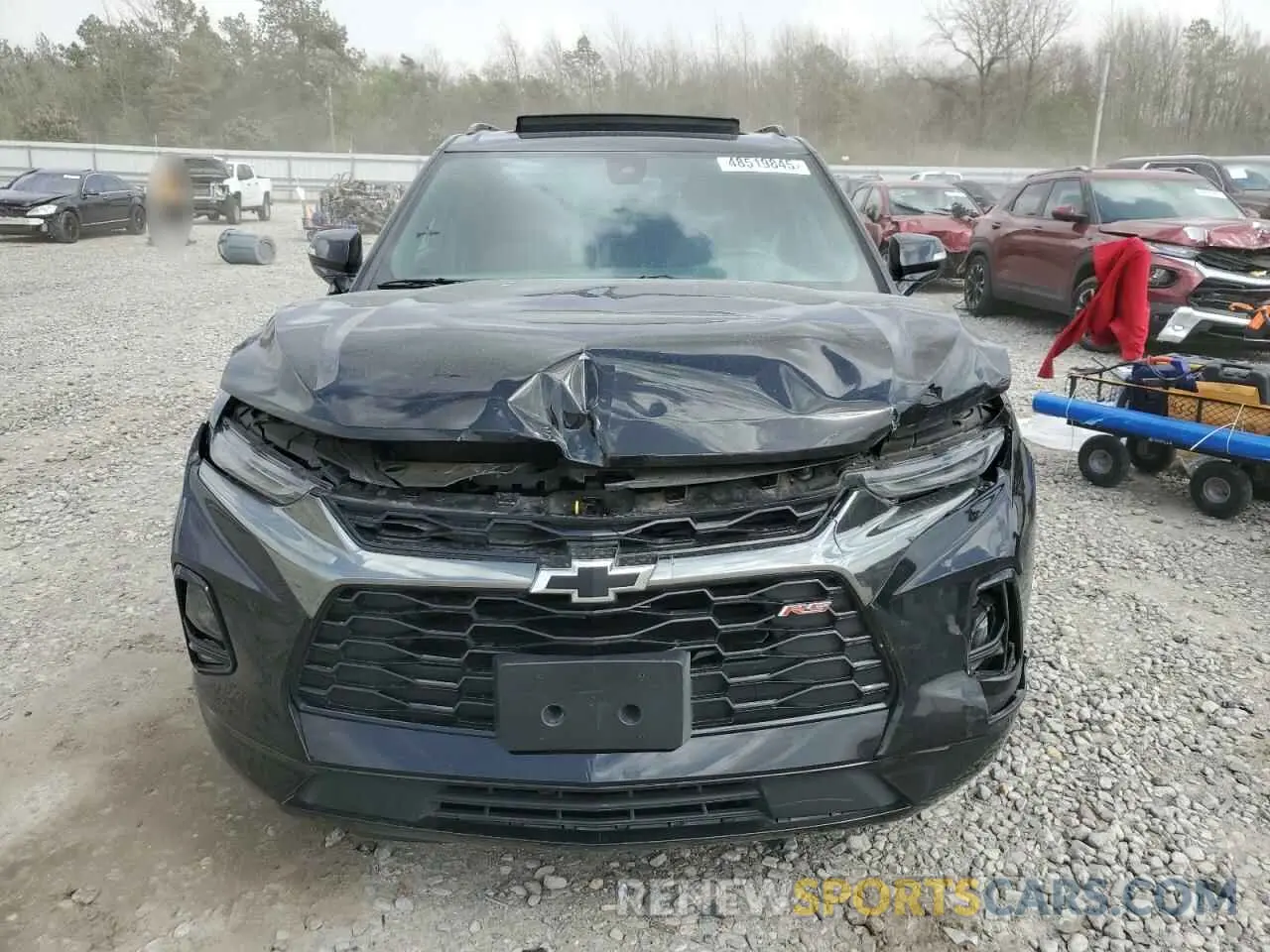 5 Photograph of a damaged car 3GNKBKRS9NS132944 CHEVROLET BLAZER 2022