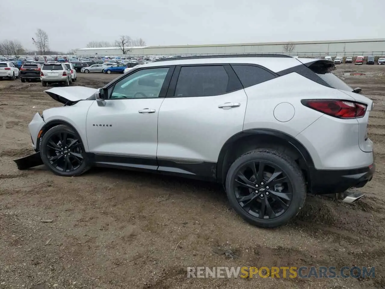 2 Photograph of a damaged car 3GNKBKRS9NS146018 CHEVROLET BLAZER 2022