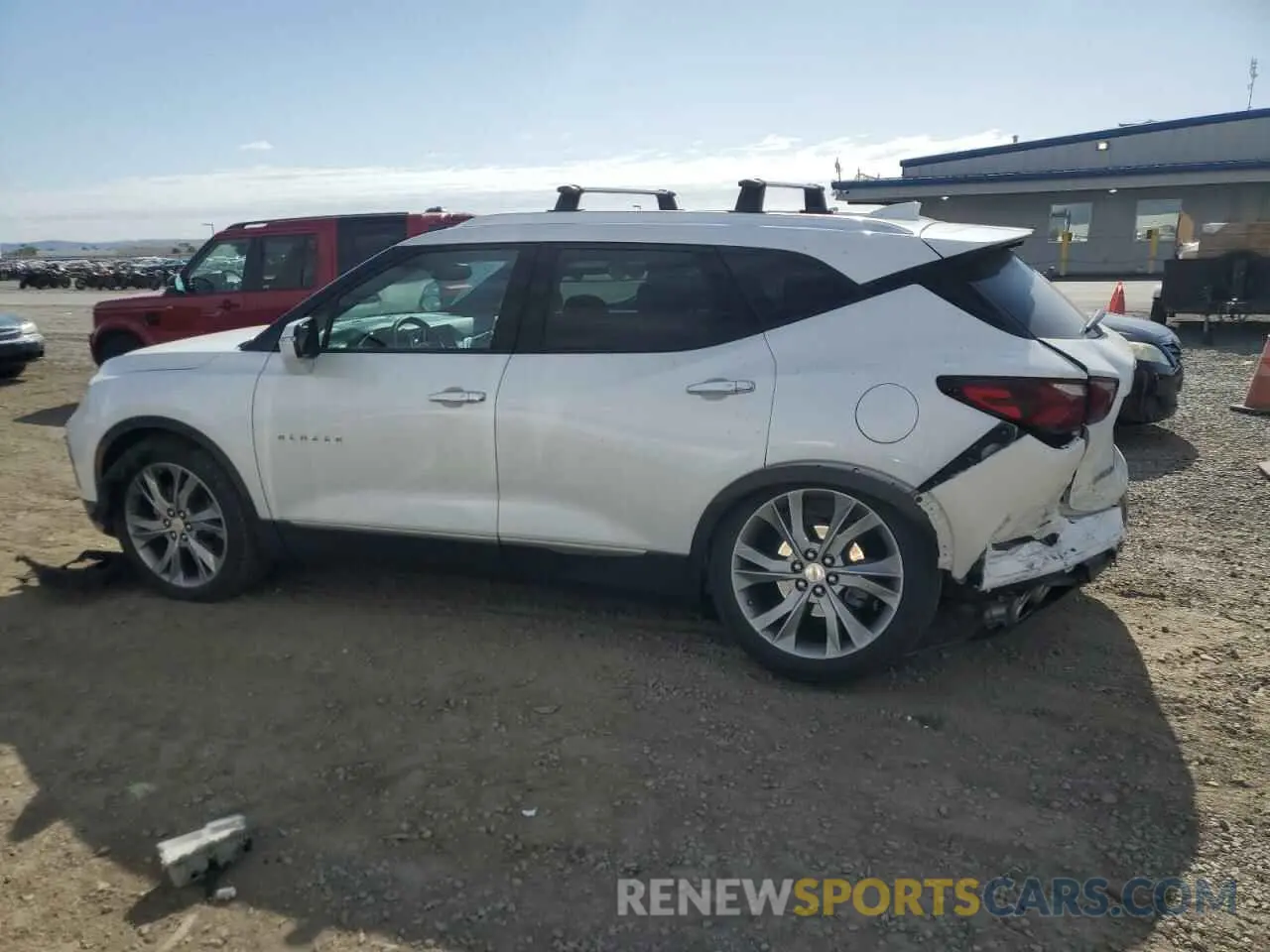 2 Photograph of a damaged car 3GNKBLRS3NS159305 CHEVROLET BLAZER 2022