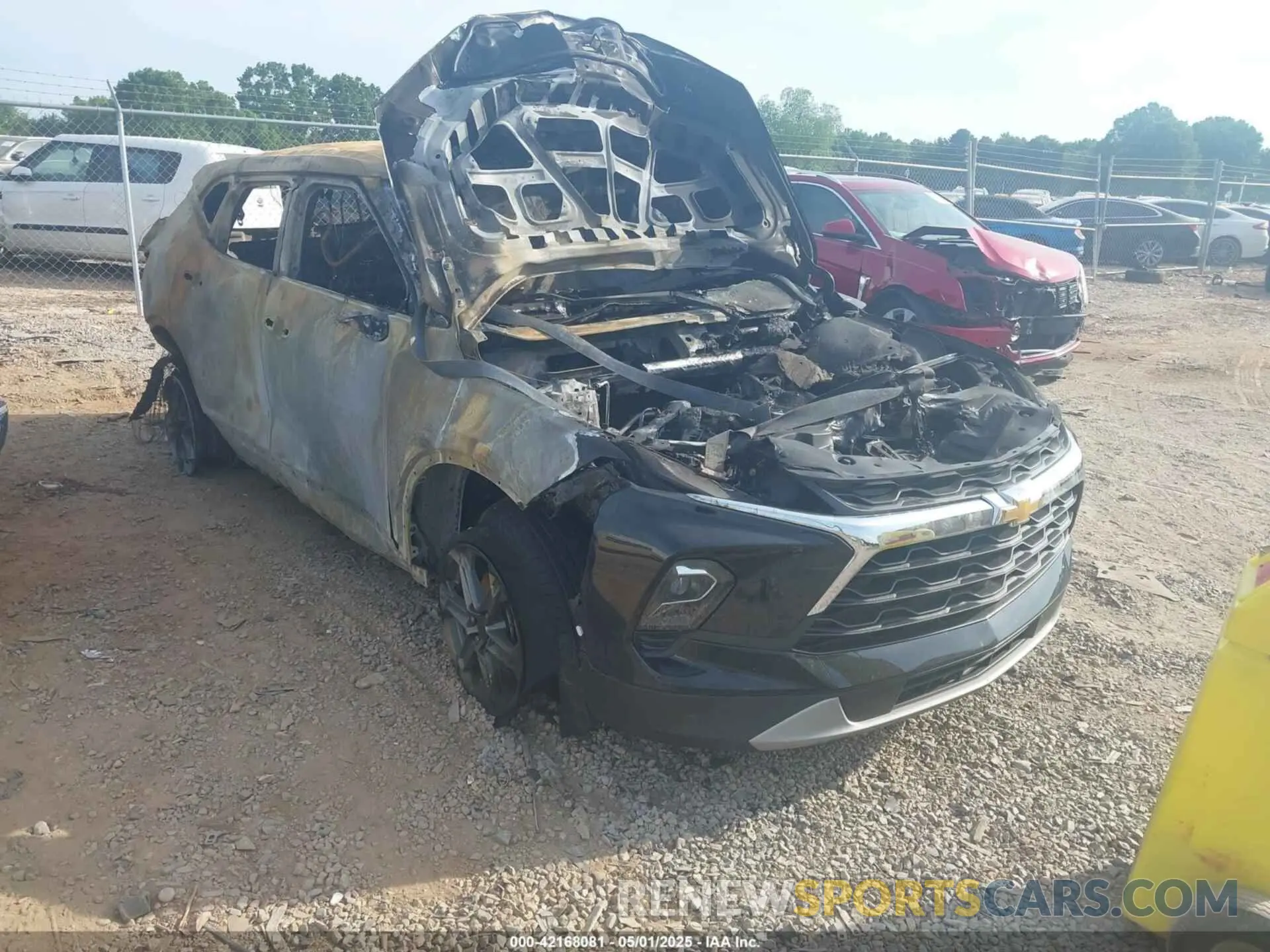 1 Photograph of a damaged car 3GNKBCR41PS222938 CHEVROLET BLAZER 2023