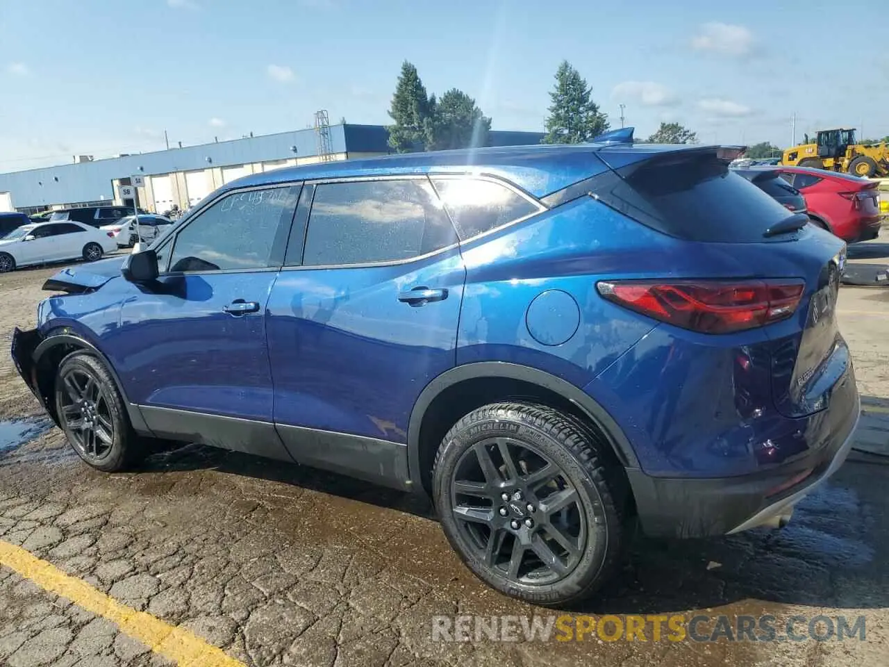 2 Photograph of a damaged car 3GNKBCR42PS103716 CHEVROLET BLAZER 2023