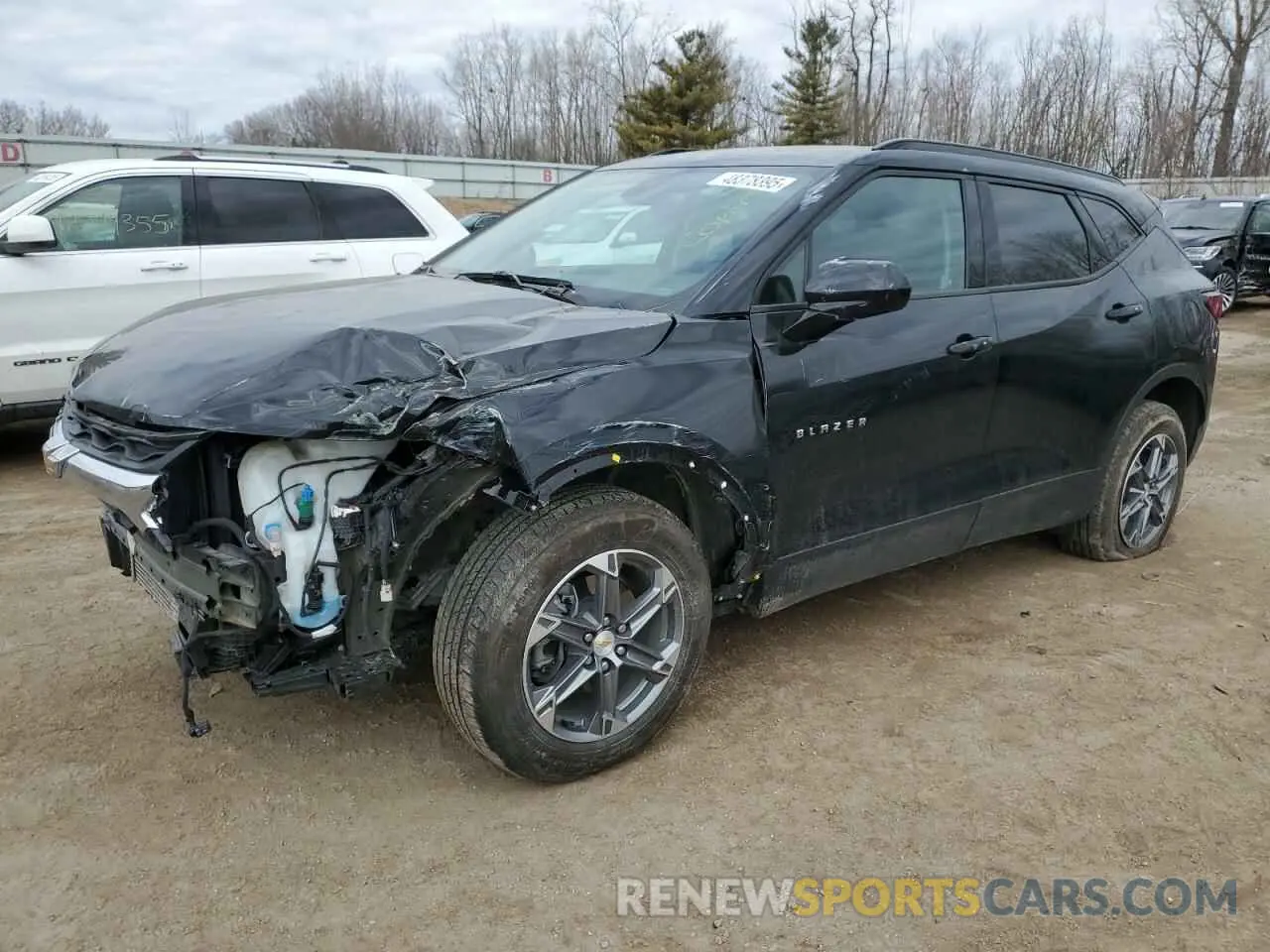 1 Photograph of a damaged car 3GNKBCR42PS218123 CHEVROLET BLAZER 2023