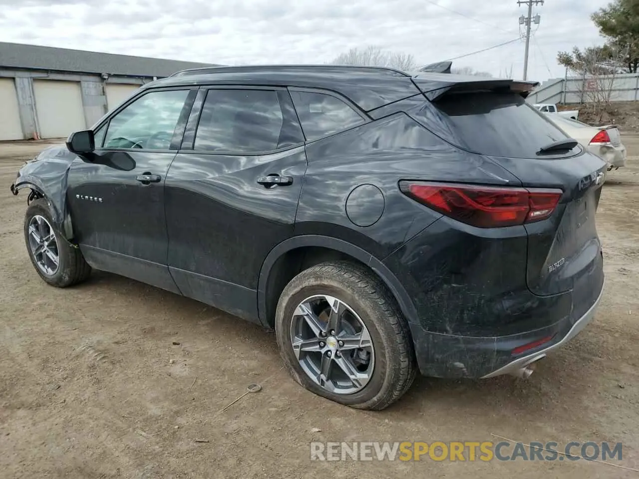 2 Photograph of a damaged car 3GNKBCR42PS218123 CHEVROLET BLAZER 2023