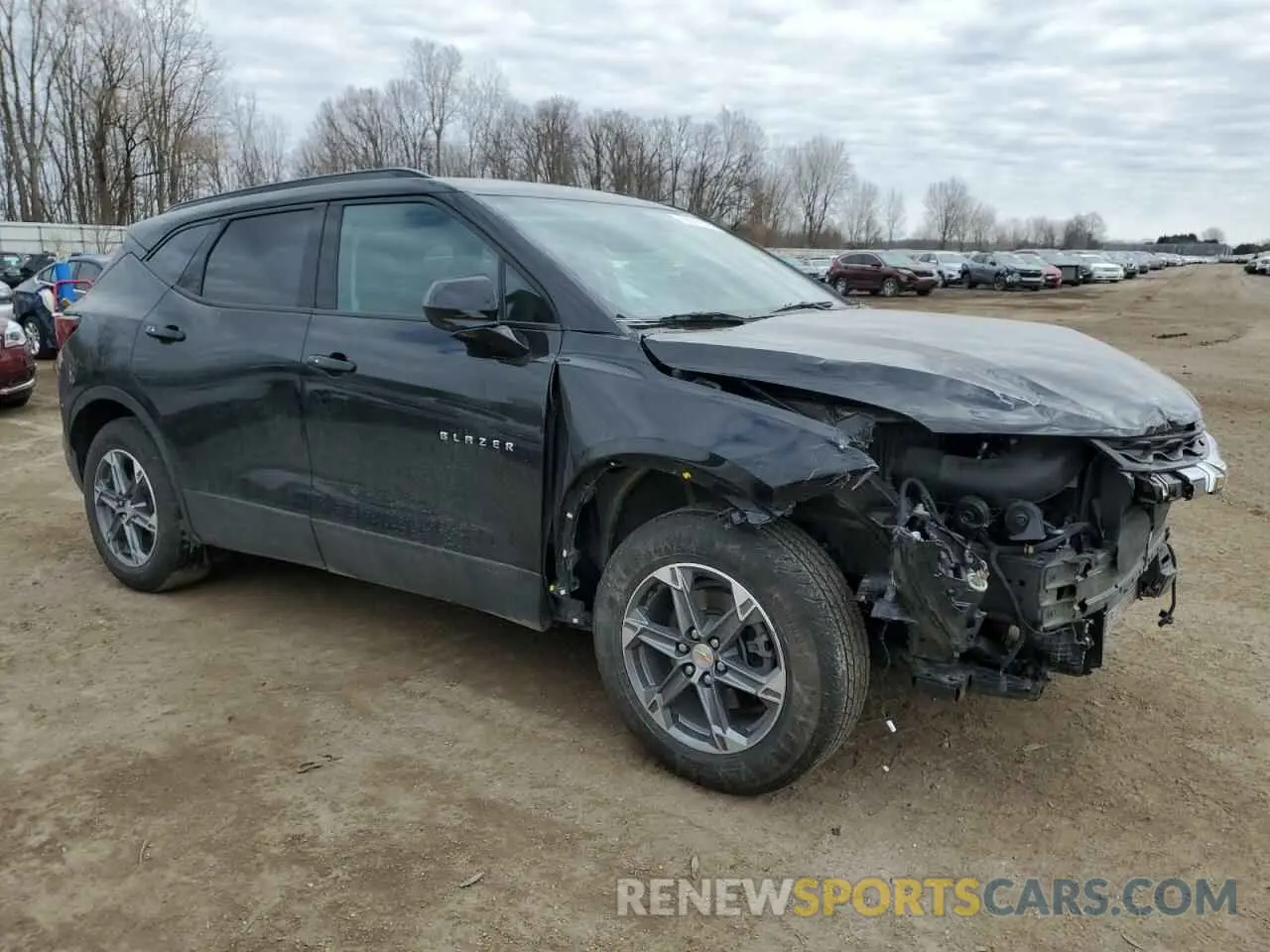 4 Photograph of a damaged car 3GNKBCR42PS218123 CHEVROLET BLAZER 2023