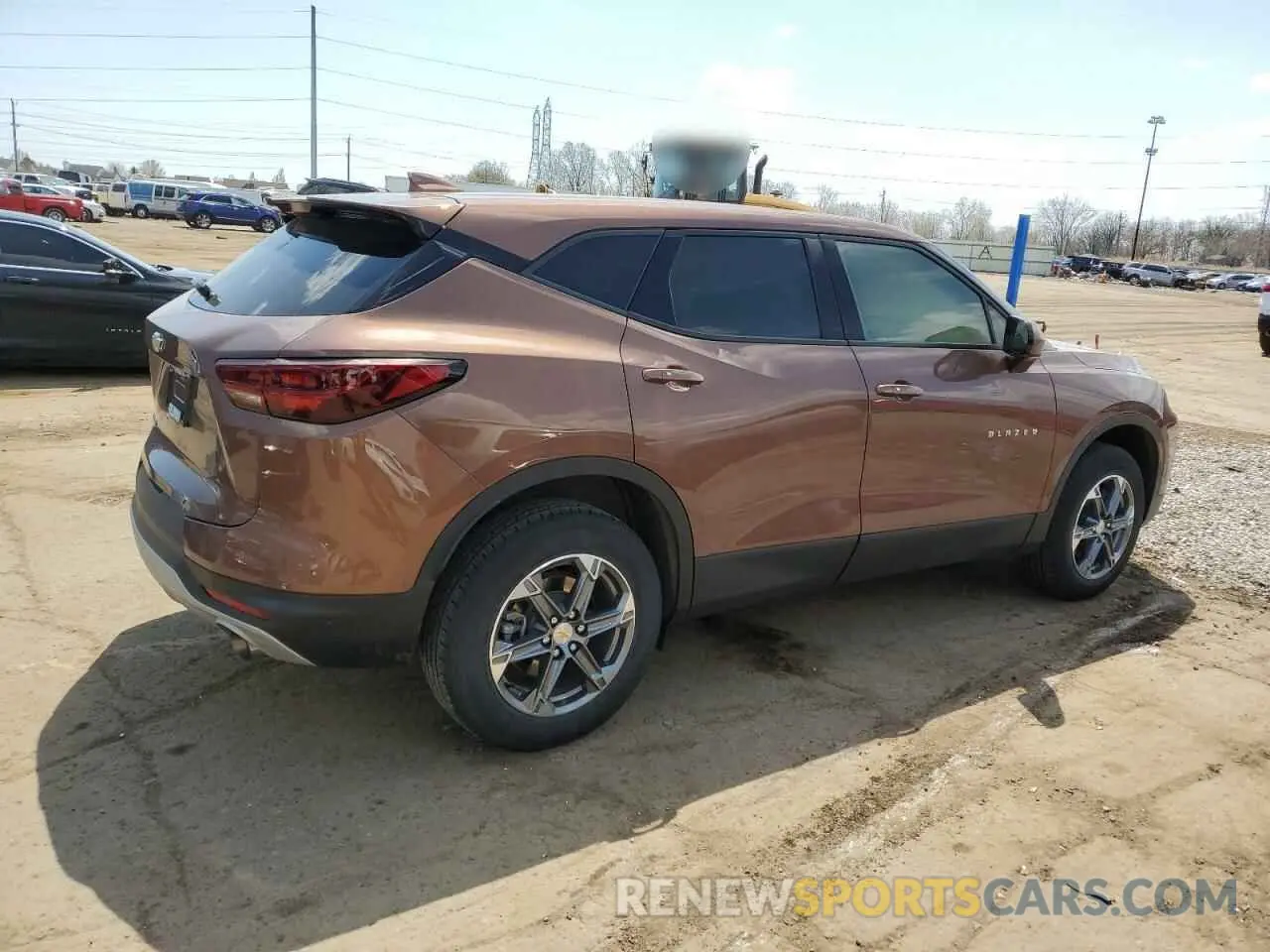 3 Photograph of a damaged car 3GNKBCR43PS159485 CHEVROLET BLAZER 2023