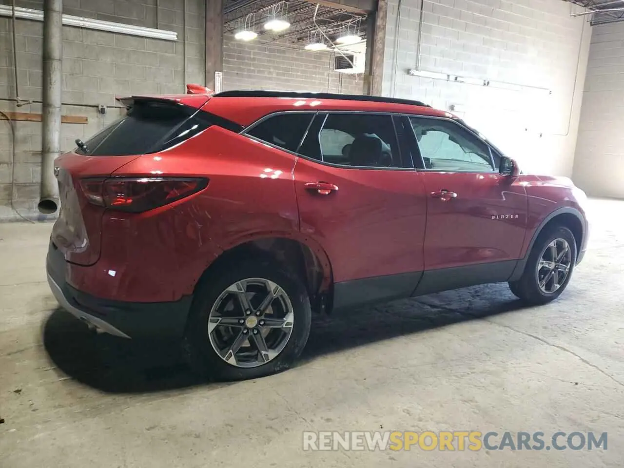 3 Photograph of a damaged car 3GNKBCR43PS235724 CHEVROLET BLAZER 2023