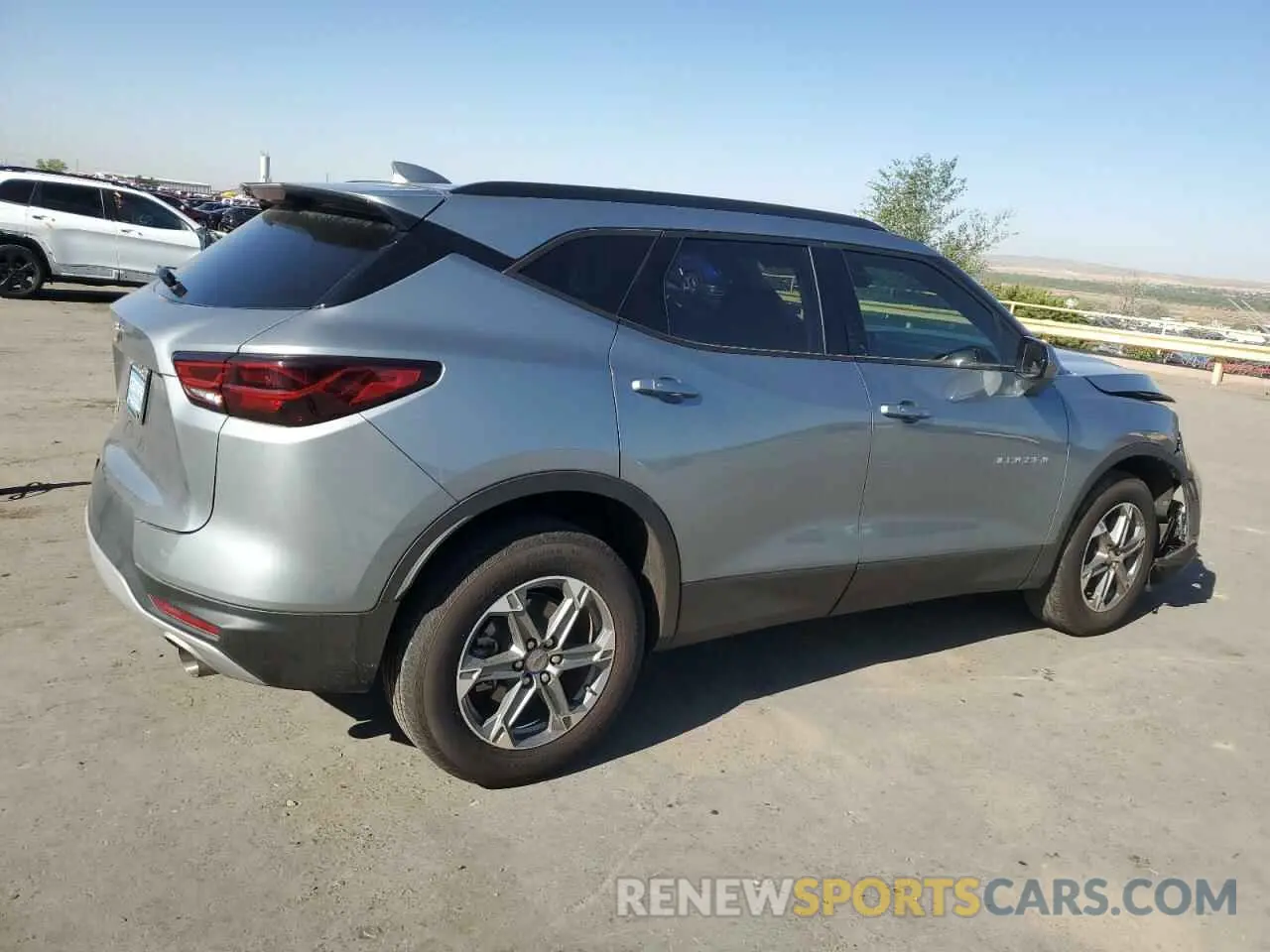 3 Photograph of a damaged car 3GNKBCR44PS126057 CHEVROLET BLAZER 2023