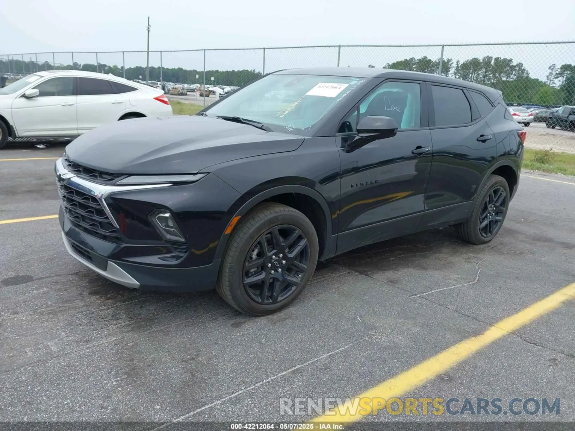 2 Photograph of a damaged car 3GNKBCR44PS134997 CHEVROLET BLAZER 2023