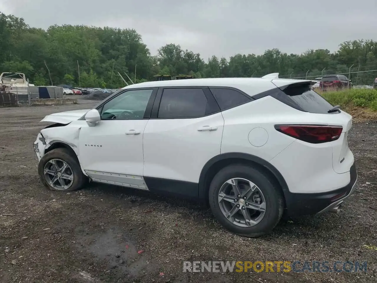 2 Photograph of a damaged car 3GNKBCR46PS186485 CHEVROLET BLAZER 2023