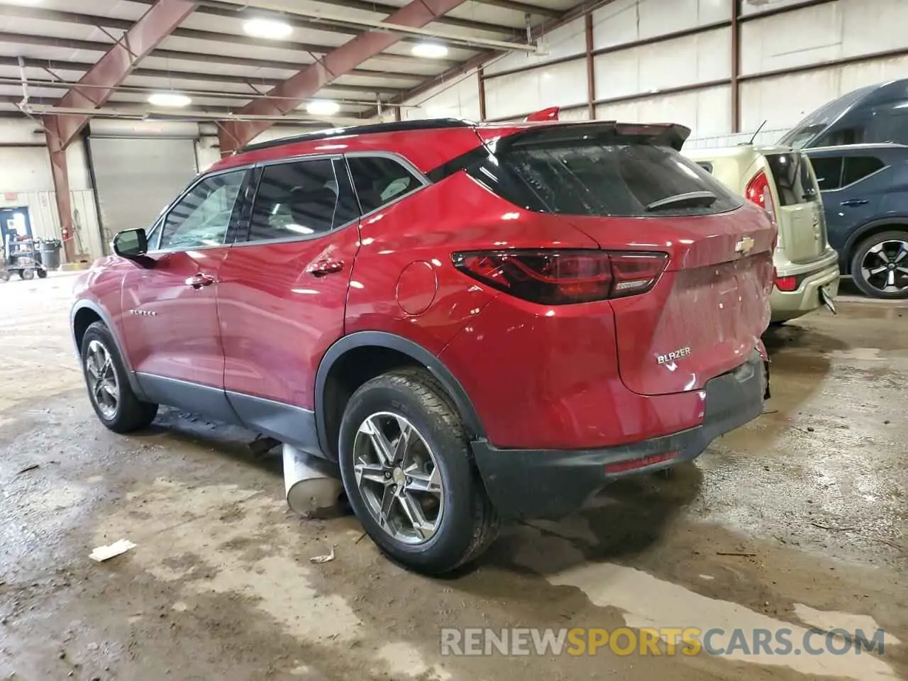2 Photograph of a damaged car 3GNKBCR46PS207755 CHEVROLET BLAZER 2023