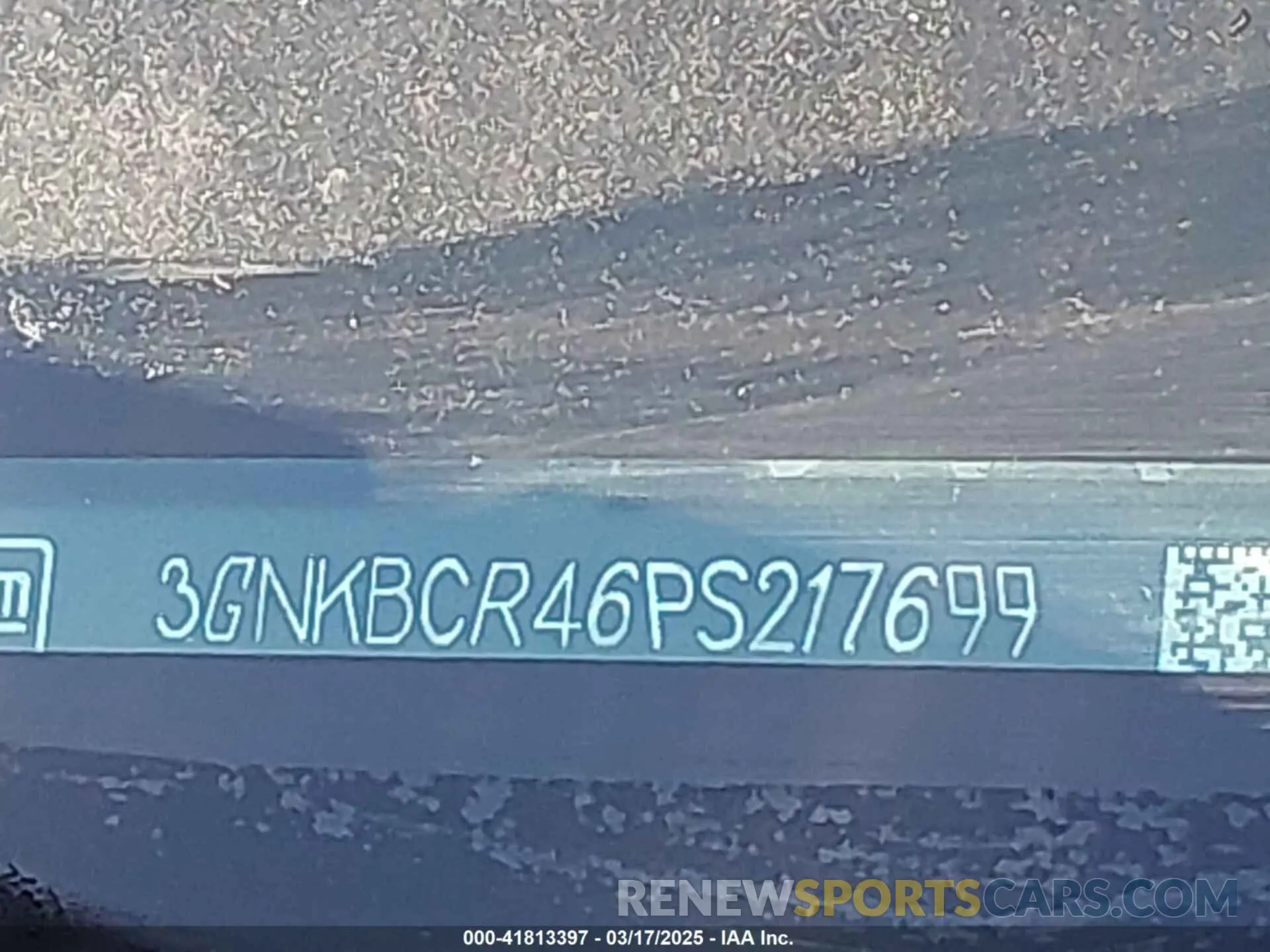 17 Photograph of a damaged car 3GNKBCR46PS217699 CHEVROLET BLAZER 2023