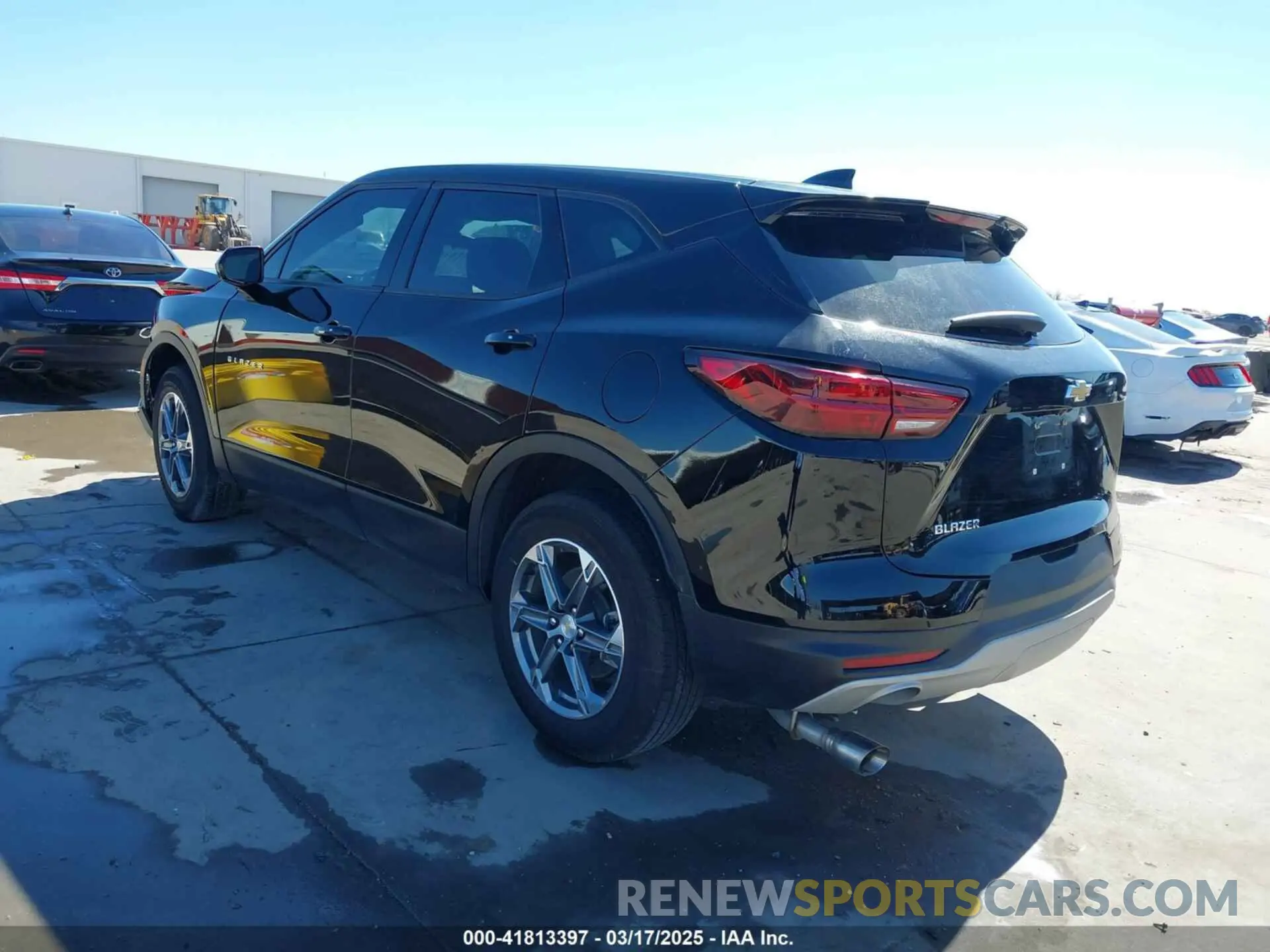 3 Photograph of a damaged car 3GNKBCR46PS217699 CHEVROLET BLAZER 2023