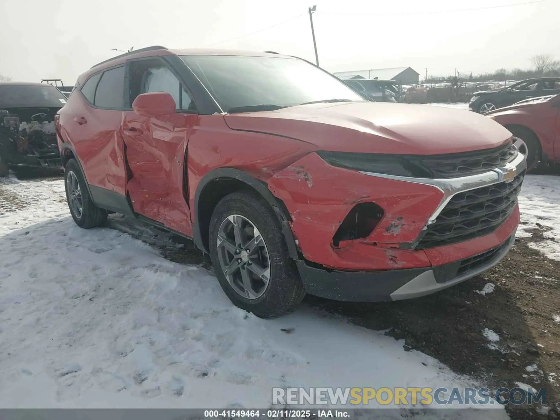 1 Photograph of a damaged car 3GNKBCR46PS221042 CHEVROLET BLAZER 2023