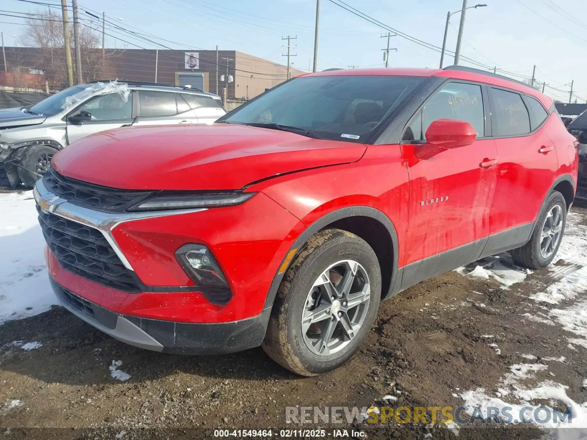 2 Photograph of a damaged car 3GNKBCR46PS221042 CHEVROLET BLAZER 2023