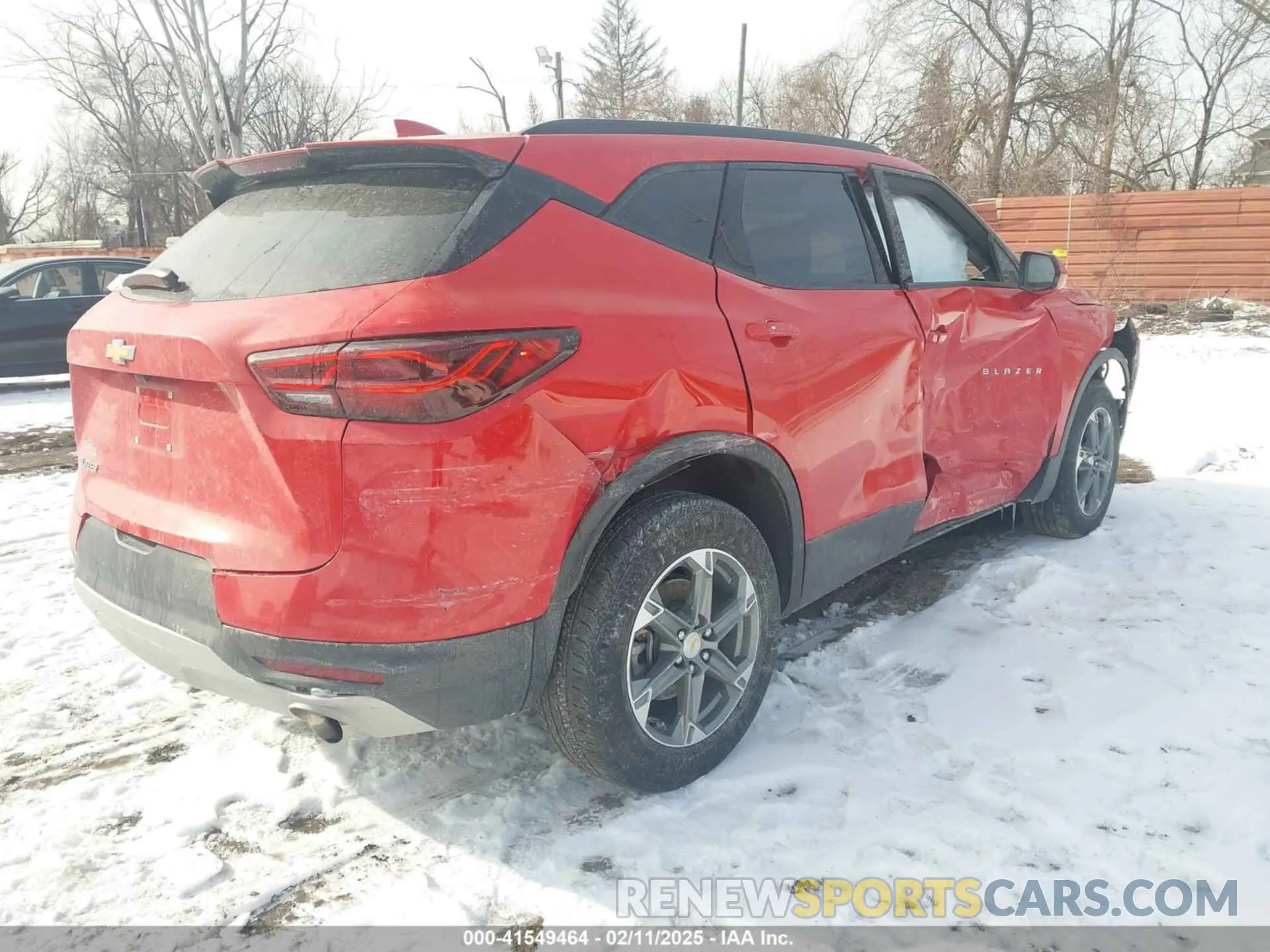 4 Photograph of a damaged car 3GNKBCR46PS221042 CHEVROLET BLAZER 2023
