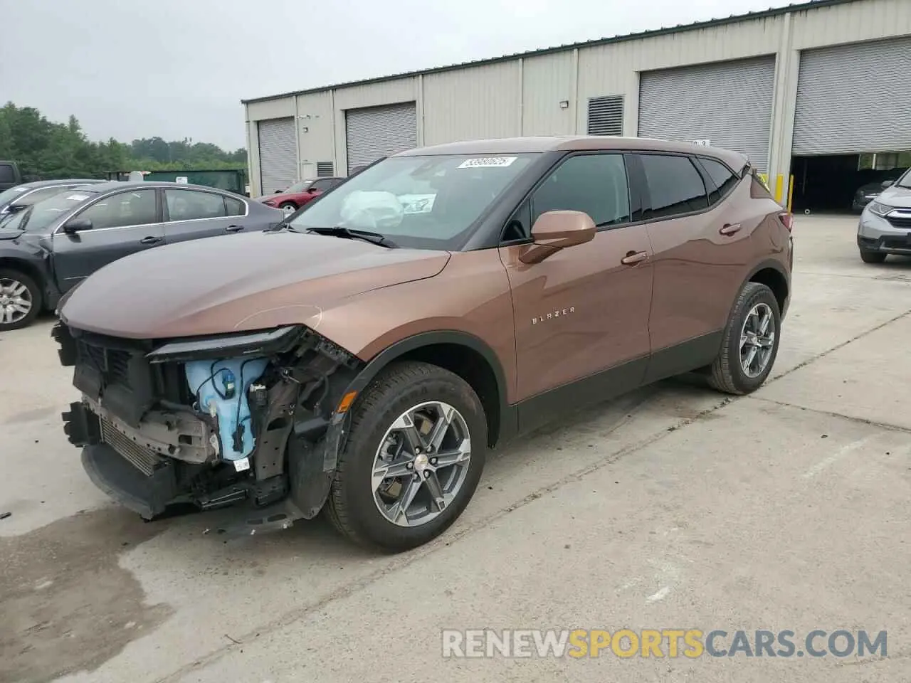 1 Photograph of a damaged car 3GNKBCR47PS105140 CHEVROLET BLAZER 2023