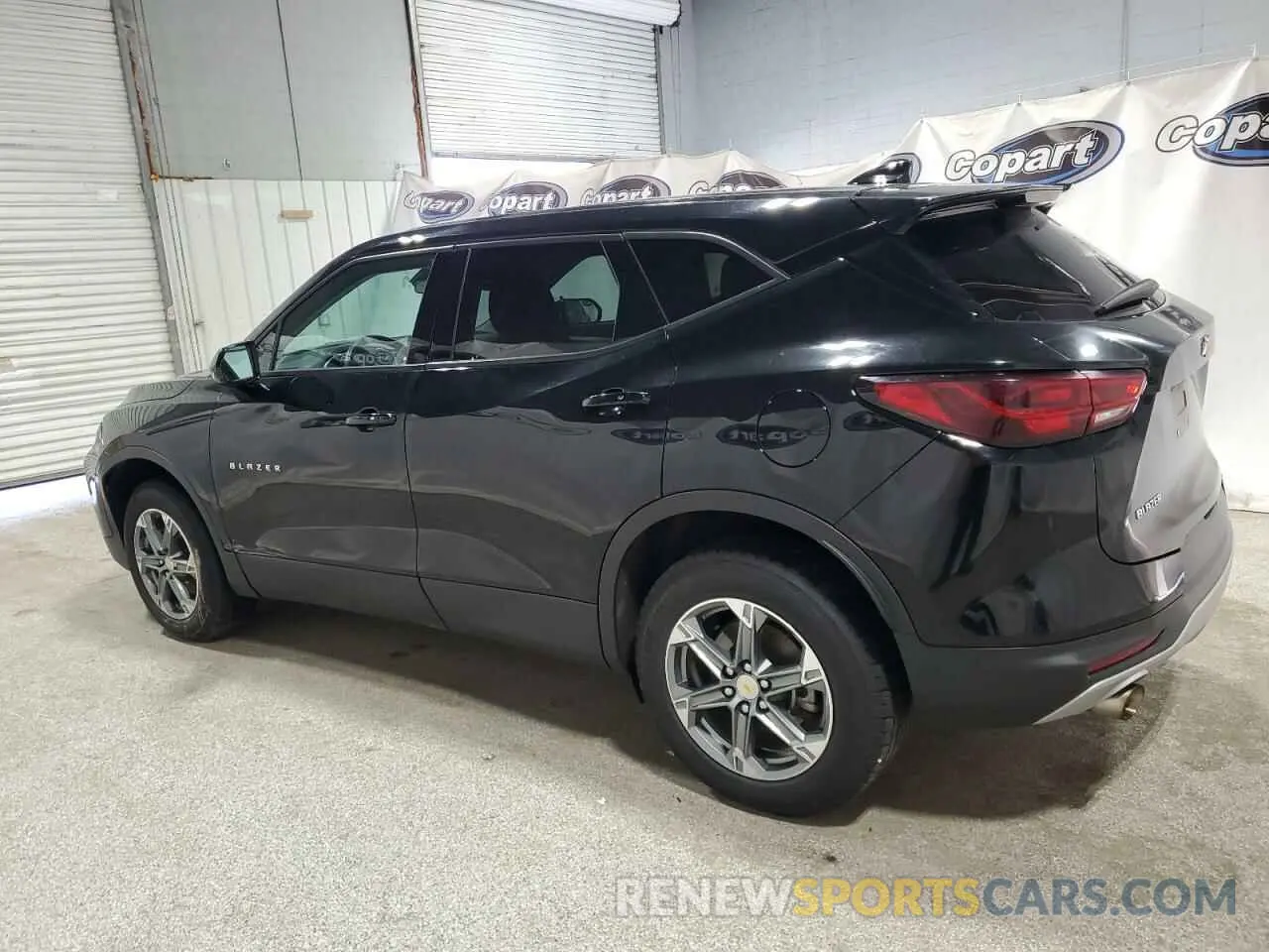 2 Photograph of a damaged car 3GNKBCR47PS132581 CHEVROLET BLAZER 2023