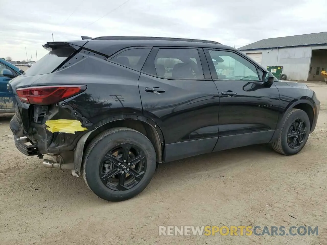 3 Photograph of a damaged car 3GNKBCR48PS103722 CHEVROLET BLAZER 2023