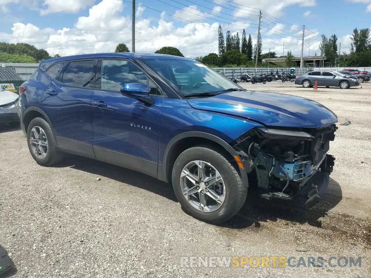 4 Photograph of a damaged car 3GNKBCR48PS120522 CHEVROLET BLAZER 2023