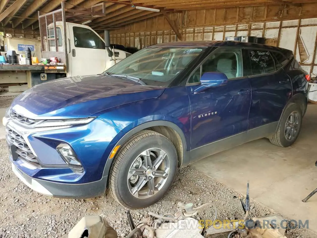 1 Photograph of a damaged car 3GNKBCR48PS143881 CHEVROLET BLAZER 2023