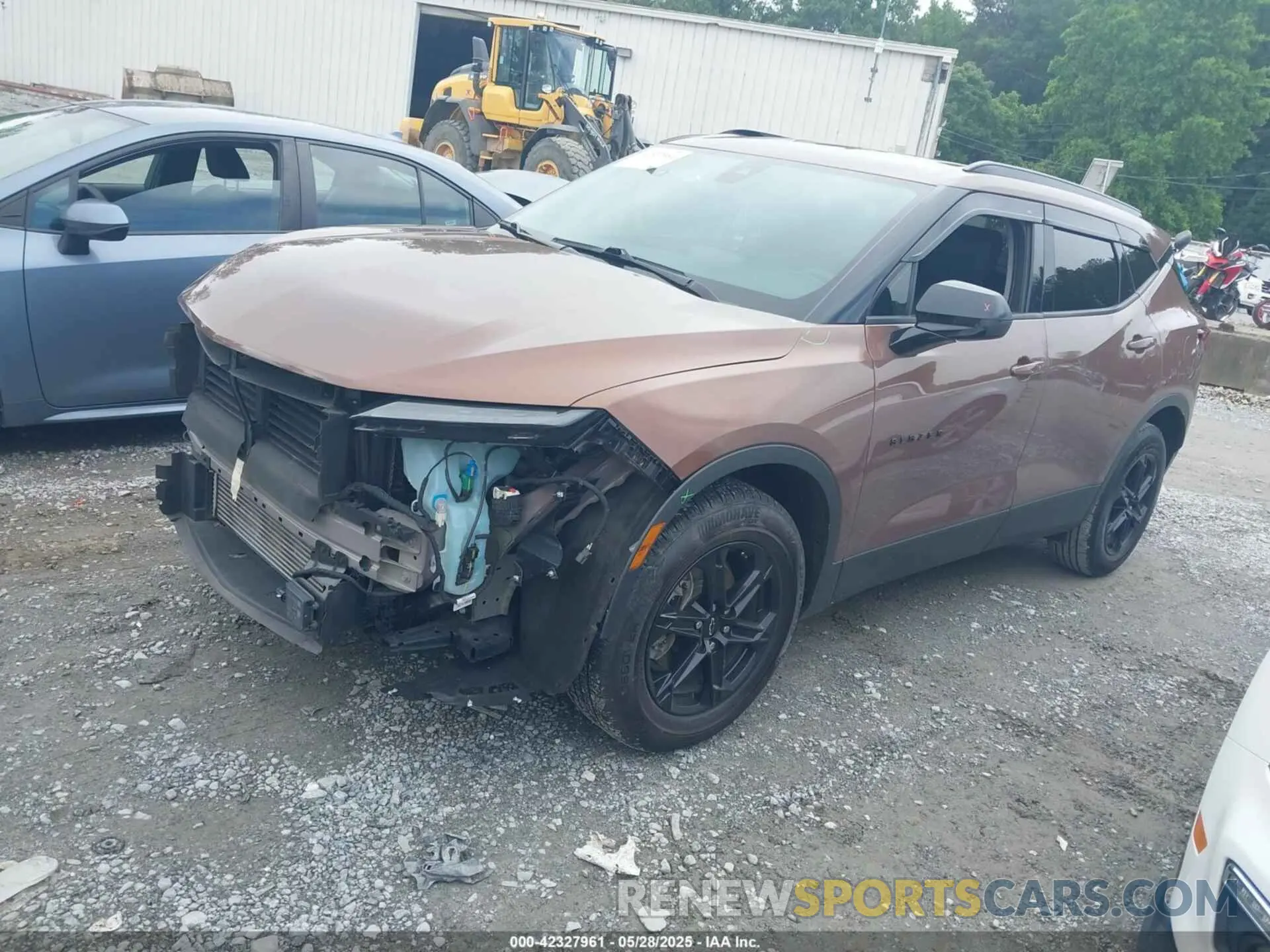 2 Photograph of a damaged car 3GNKBCR48PS227182 CHEVROLET BLAZER 2023
