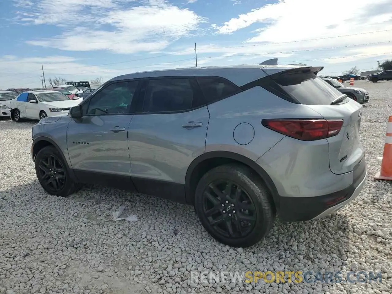 2 Photograph of a damaged car 3GNKBCR49PS131321 CHEVROLET BLAZER 2023