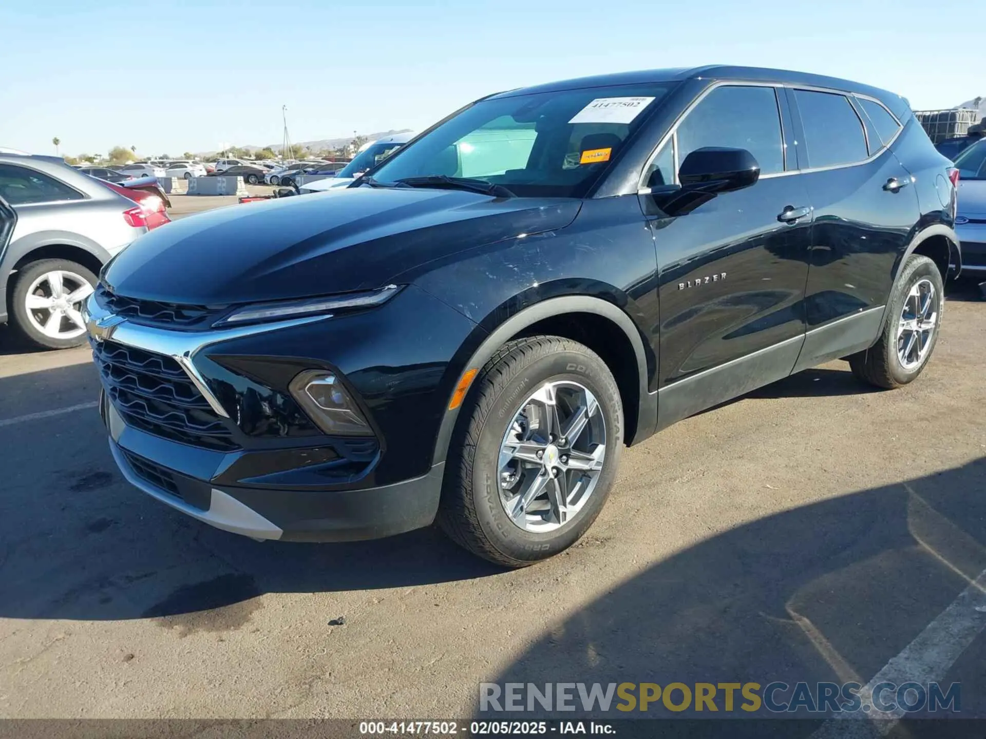 2 Photograph of a damaged car 3GNKBCR49PS153058 CHEVROLET BLAZER 2023